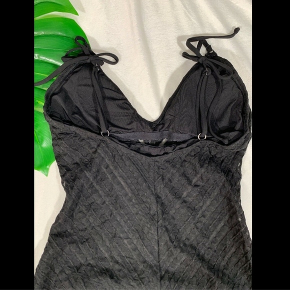 NEW $138 Robin Piccone‎ Carly One-Piece Swimsuit in Black [SZ 10 ] - Picture 7 of 8